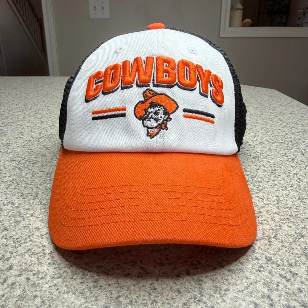 Captivating Headwear OSU Oklahoma State Cowboys Trucker Snapback Hat
